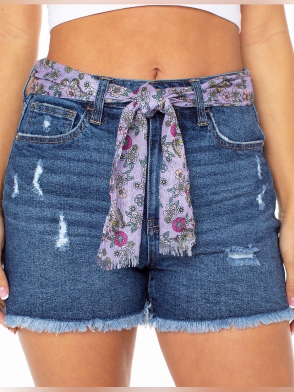 NWT Celebrity Pink Sash Belted Short Size: 12/32